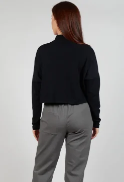 Sarah Pacini Knitwear|Cardigans^Loose Knit Pattern Cardigan in Black