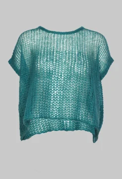 Mes Soeurs u0026 Moi Jumpers^Loose Knit Vest in Lotus