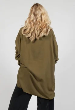 Album Di Famiglia Shirts & Blouses^Loose Shirt TVC in Olive