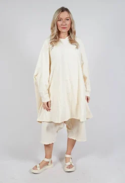 Rundholz Dip Dresses^Loose-Fitting Pleated Midi Dress in Greige
