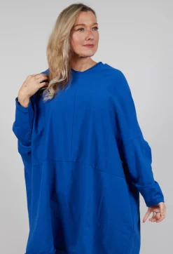 Rundholz Dip Dresses^Loose-Fitting Pleated Midi Dress in Royal