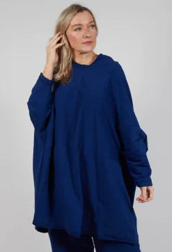 Rundholz Dip Dresses^Loose-Fitting Pleated Midi Dress in Ocean