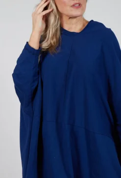 Rundholz Dip Dresses^Loose-Fitting Pleated Midi Dress in Ocean
