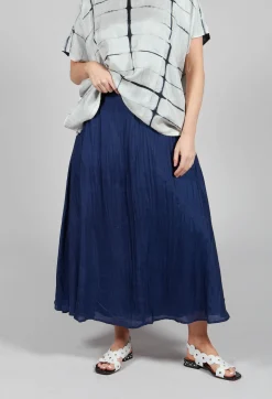 Bianco Levrin Skirts^Lotus Skirt in Navy