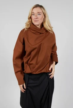 IXOS Jumpers^Lucia Jumper in Cuoio