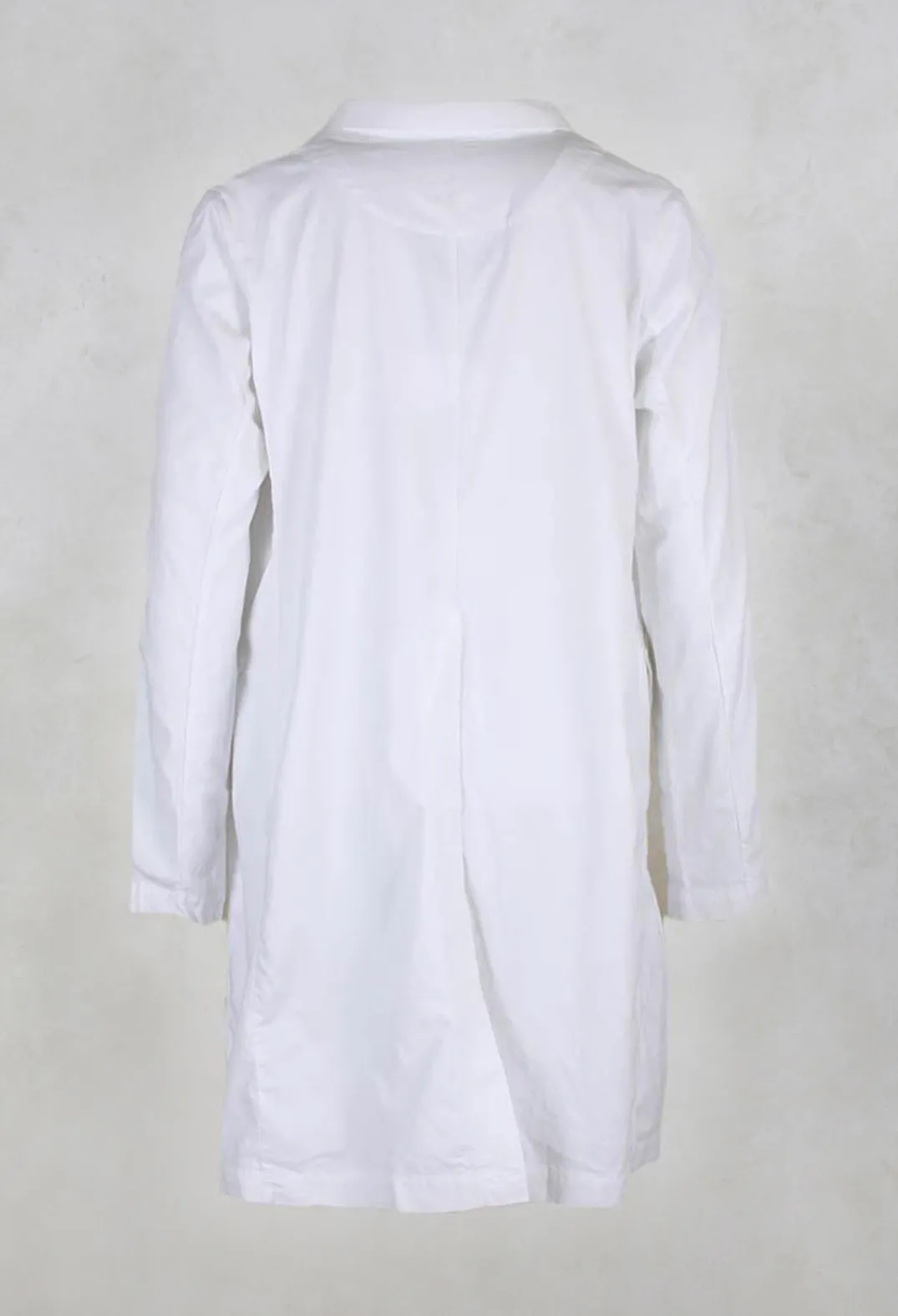 NELLY JOHANSSON Jackets^Lucie Jacket with Spilt at Front and Back in White