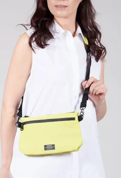 Ecoalf Bags^Lupitaalf Double Zip Bag in Lime