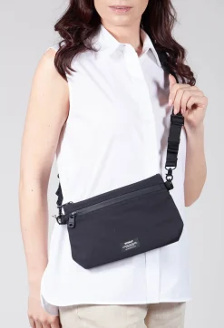 Ecoalf Bags^Lupitaalf Double Zip Bag in Black