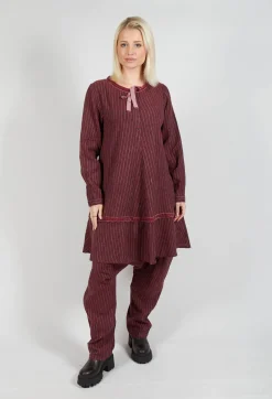 Ewa I Walla Tops^Madde Tunic in Burgundy