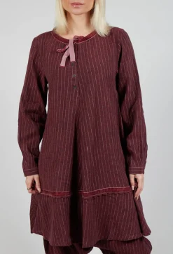 Ewa I Walla Tops^Madde Tunic in Burgundy