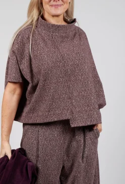 Mama B Coats^Magia J Cape in Uva