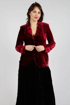 Bianco Levrin Jackets^Maika Jacket in Tiedye Red