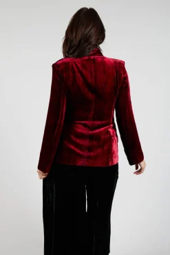 Bianco Levrin Jackets^Maika Jacket in Tiedye Red