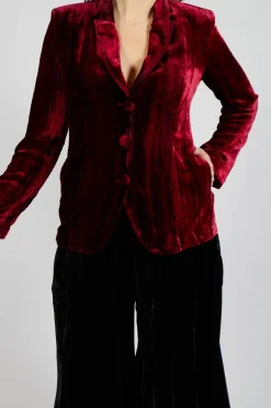 Bianco Levrin Jackets^Maika Jacket in Tiedye Red