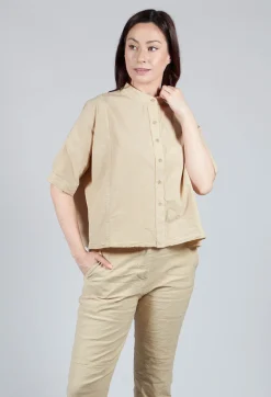 Aequamente Shirts & Blouses^Mandarin Collar Blouse in Juta