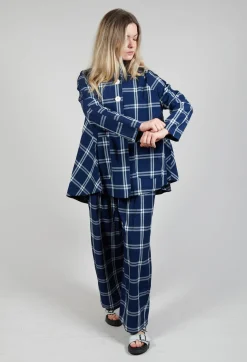 Amici Jackets^Mandarin Collar Jacket in Indigo