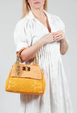 Via Mailbag Bags^Marion Lace Bag in Orange