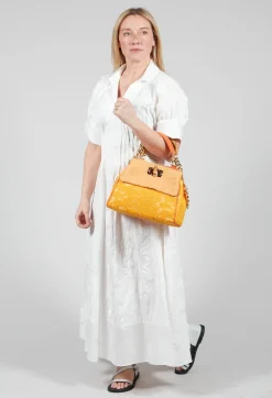Via Mailbag Bags^Marion Lace Bag in Orange