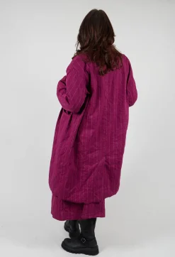 Hannoh Wessel Coats^Marta Coat in Mulberry Stripe