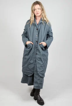 Hannoh Wessel Coats^Marta Coat in Zinc Stripe