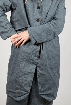 Hannoh Wessel Coats^Marta Coat in Zinc Stripe