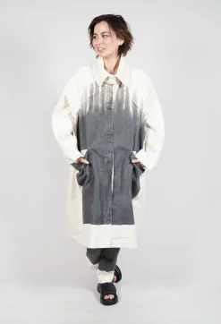 Rundholz Mainline Coats^Maxi Pocket Coat in Asteroid Paint