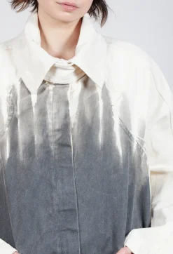 Rundholz Mainline Coats^Maxi Pocket Coat in Asteroid Paint