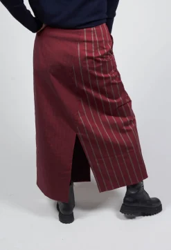 Oblique Creations Co-ords & Suits^Maxi Skirt in Red