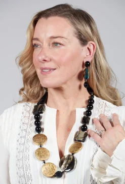 Angela Caputi Necklaces^Medium Beaded Necklace in Galassia