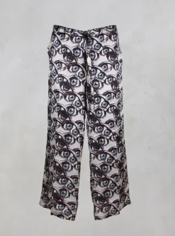 Malloni Co-ords & Suits^Melo Wide Ankle Grazer Trousers in Multicolor