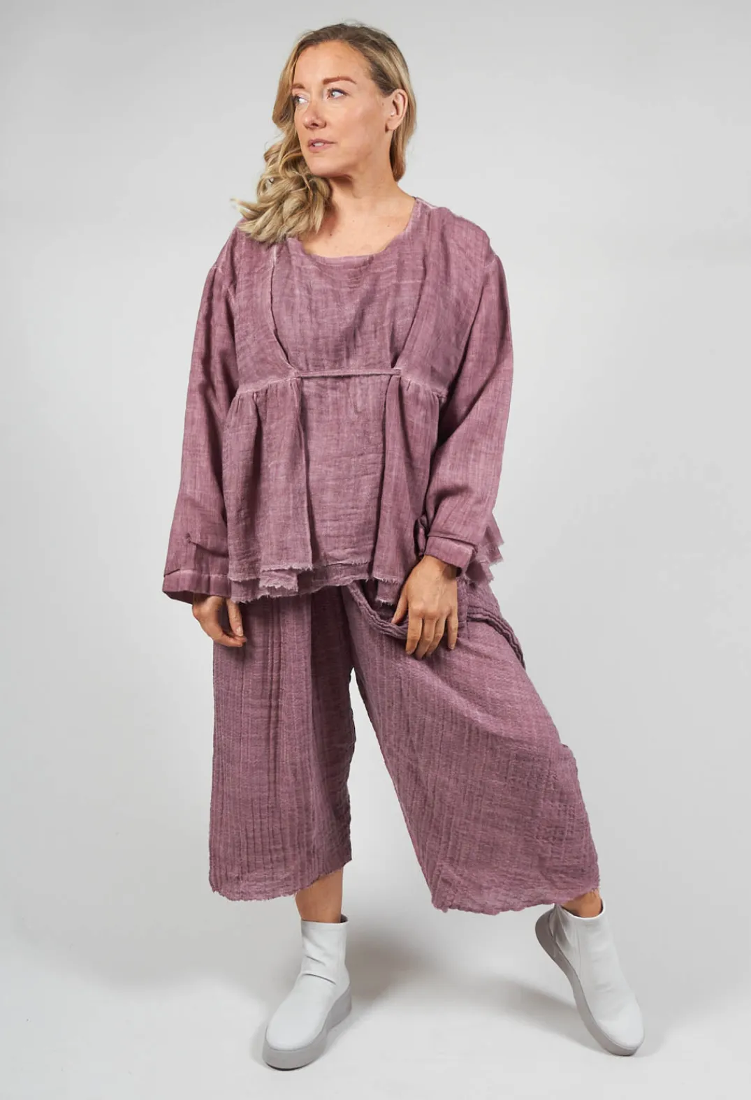 un-namable Co-ords & Suits^Meringa Top in Wine