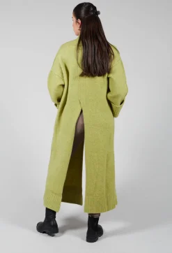 Isabel Benenato Coats^Merino Wool Overcoat in Green