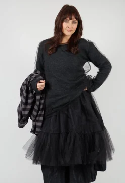 Pluslavie Jumpers^Mesh Knit in Anthra