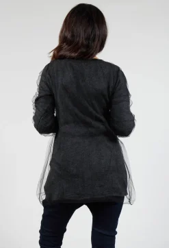Pluslavie Jumpers^Mesh Knit in Anthra