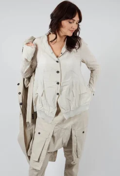 Rundholz Dip Jackets^Mesh Silk Jacket in Eraser