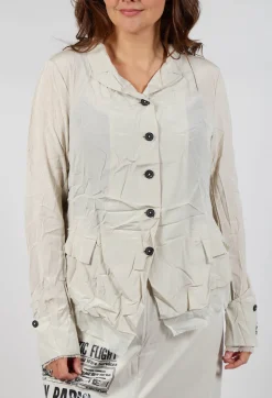 Rundholz Dip Jackets^Mesh Silk Jacket in Eraser