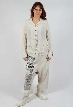 Rundholz Dip Jackets^Mesh Silk Jacket in Eraser