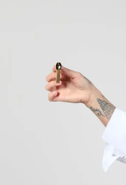 Katerina Vassou Earrings^Metal Earrings in Gold and Black
