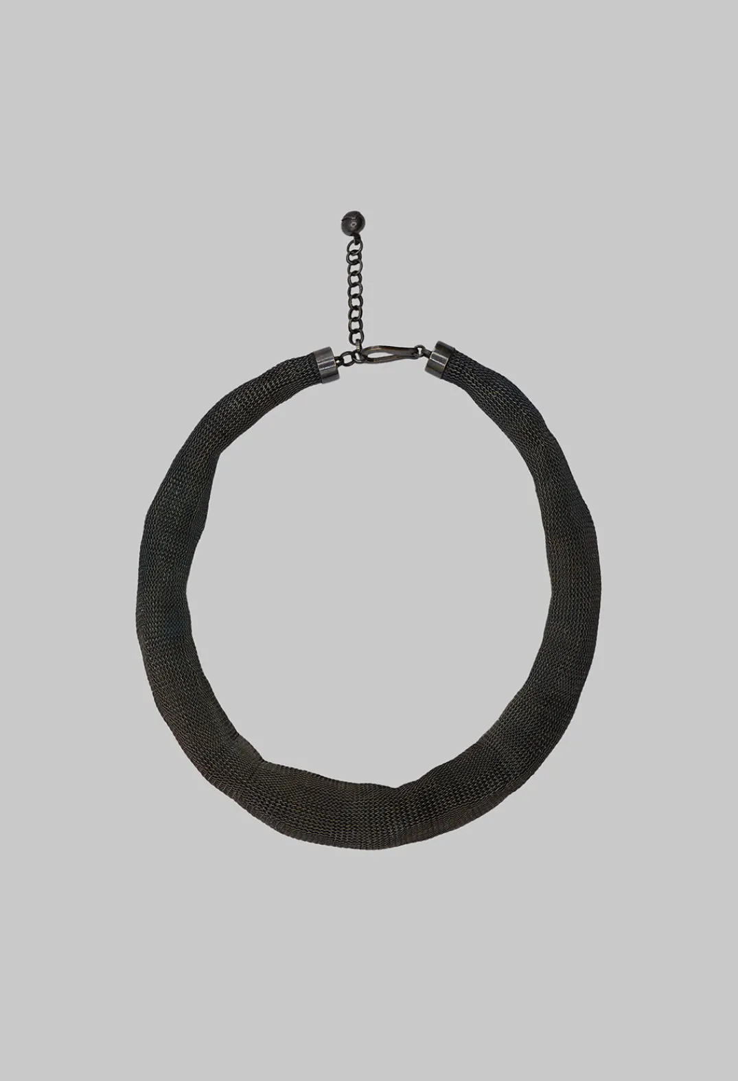 Petra Meiren Necklaces^Metallic Wire Choker in Grey
