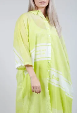 Rundholz Black Label Dresses^Midi Cotton Shirt Dress in Sun Print