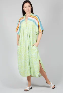Conditions Apply Dresses^Midi Shirt Dress in Blue