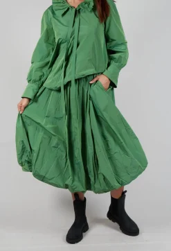 Les Filles d'Ailleurs Skirts^Midi Skirt in Apple Green