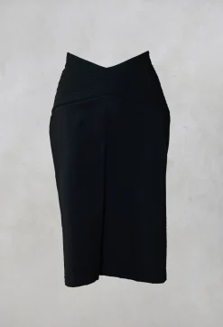 Oblique Creations Skirts^Midi Skirt in Black