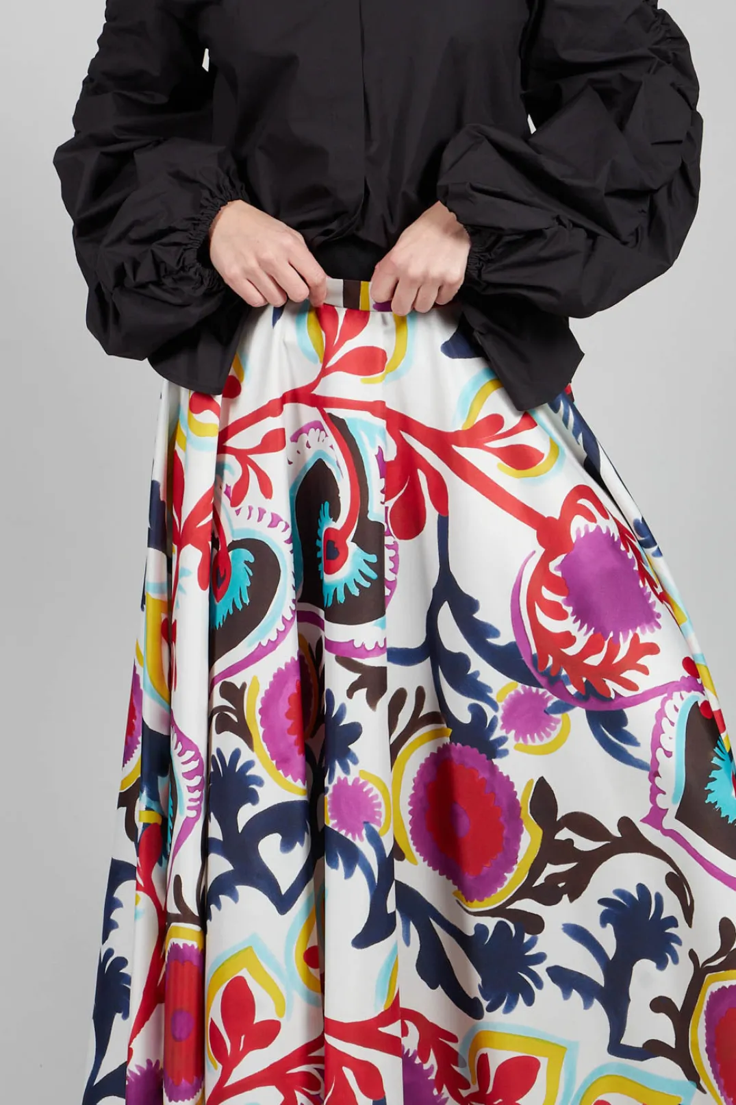 Sfizio Skirts^Midi Skirt in Mexico Print