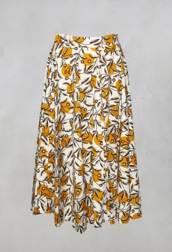 Maliparmi Skirts^Midi Skirt in Naturale/Orca