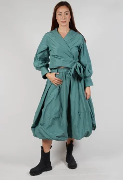 Les Filles d'Ailleurs Skirts^Midi Skirt in Sage Green