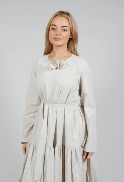 Les Filles d'Ailleurs Dresses^Midi Smock Dress in Beige