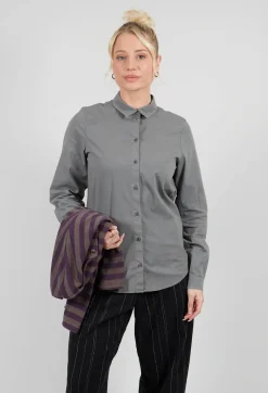 Elemente Clemente Tops^Mikumi Blouse in Anthra