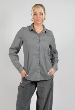 Elemente Clemente Tops^Mikumi Blouse in Anthra