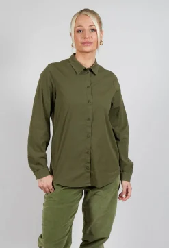 Elemente Clemente Tops^Mikumi Blouse in Khaki